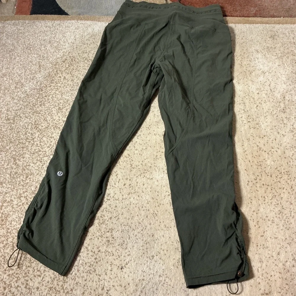Lululemon Dance Studio‎ Crop 25 Granola Girl Jogger Pants W6AVQS Womens 4